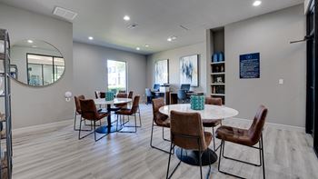 Clubhouse with tables